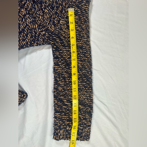 Sparrow Anthropologie Women’s Blue/Gold Fringe Sweater Cardigan size Small - Picture 8 of 8